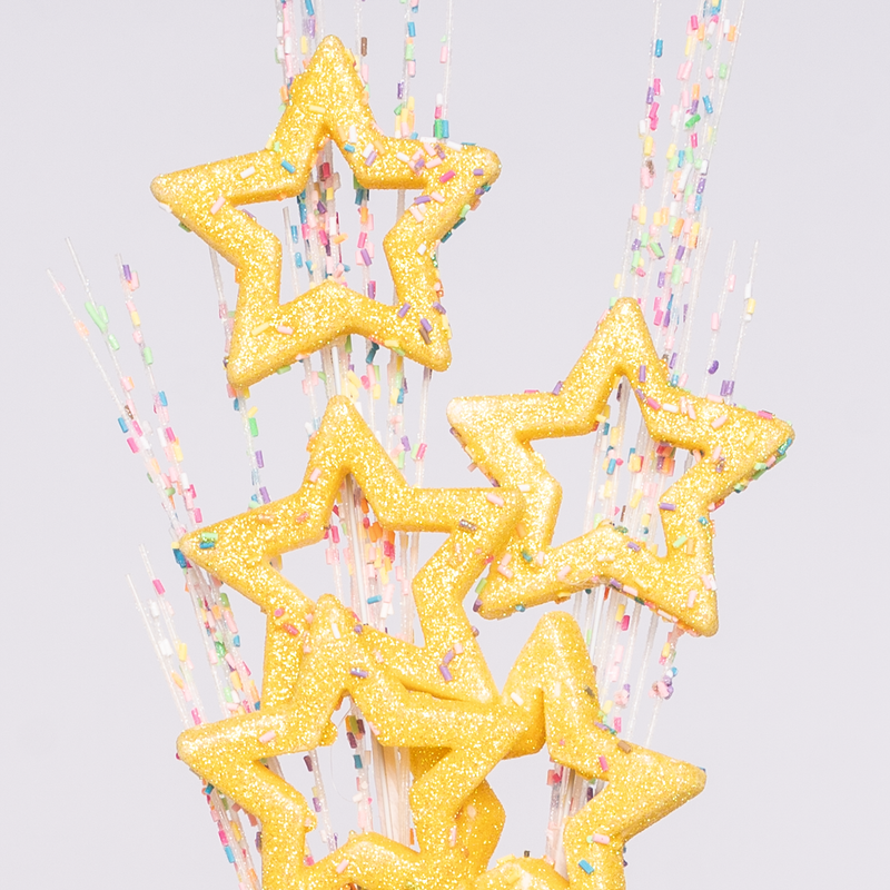JC HAPPY SUGAR Sarı Yıldızlı Dal 87cm