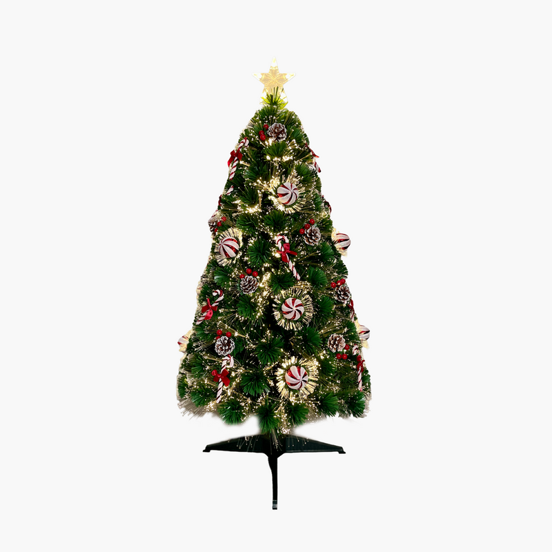 JC Kendinden Şeker Süslü Yılbaşı Ağacı 60cm (Kendinden Led'li)