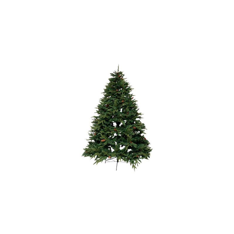 JC Kozalaklı İğne Yaprak Yeşil Yılbaşı Ağacı 180cm (Kendinden Led'li)