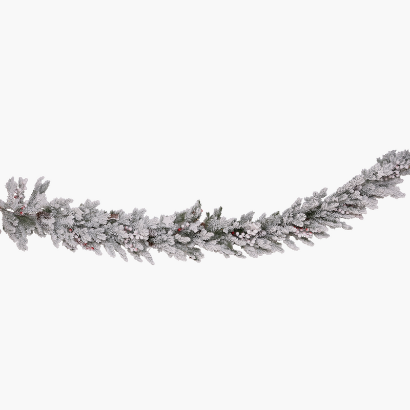 JC Karlı Garland 180cm (Kendinden Led'li)