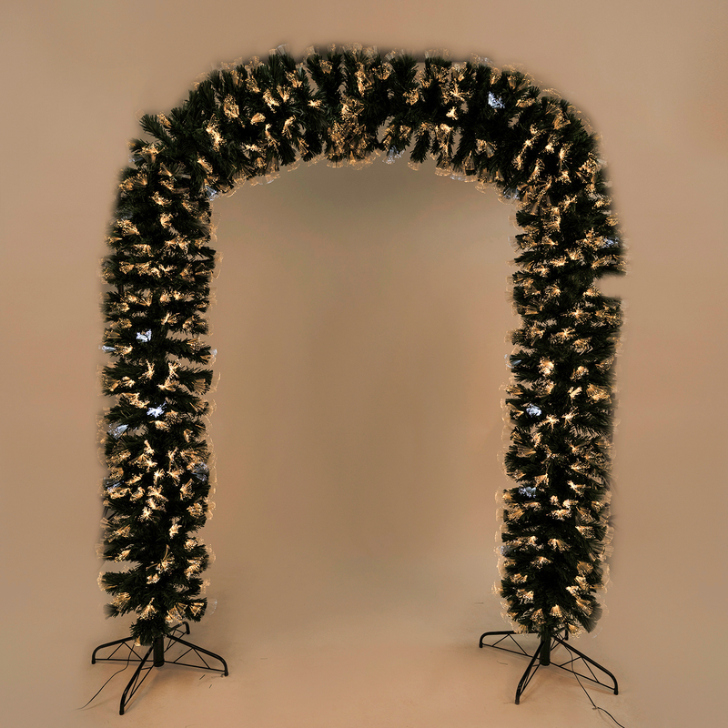 JC Kozalaklı Ve Kokinalı Uzun Dekor Garland  300cm  L (Kendinden Led'li)