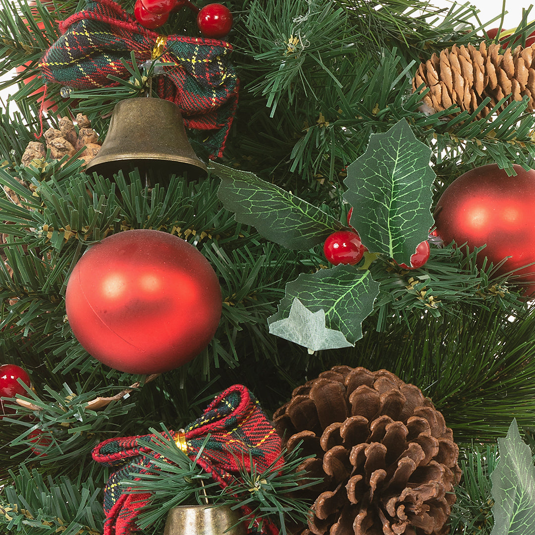 JC Self-Decorated Christmas Tree Gift Basket 60cm (with Integrated LED Lighting)