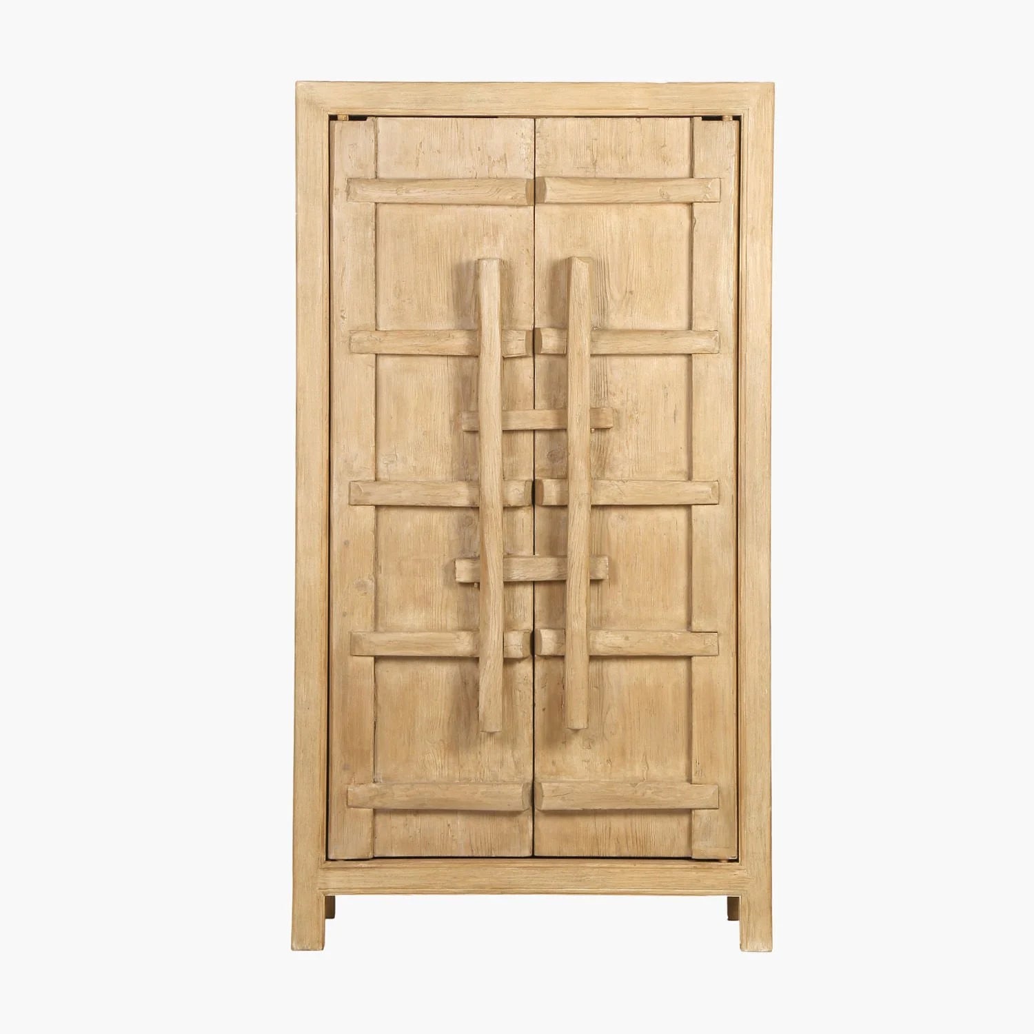 Castle Masif Ahşap Dolap – 116x48x210 cm